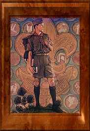 Framed Boy Scout